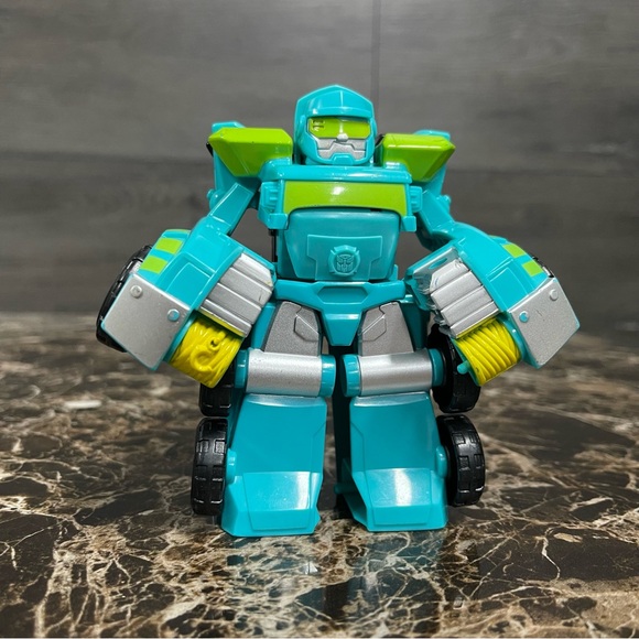 Transformers Playskool Heroes Rescue Bots Academy Hoist Converting Toy Robot - Picture 11 of 12